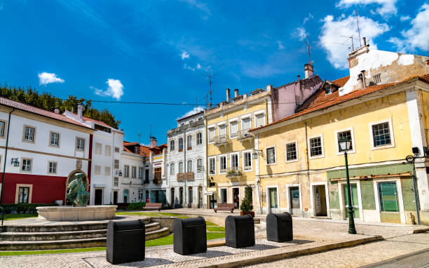 istock Traditional architecture in Alcobaca, Portugal 1329588537