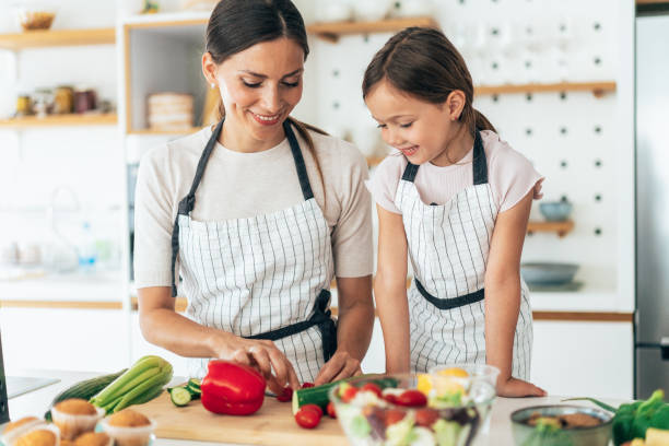 istock Mother and daughter in the kitchen 1329591669