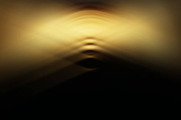 gradient black golden blur light for festive luxury night party abstract background