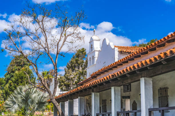 istock White Adobe Mission San Diego de Alcala California 1329606289