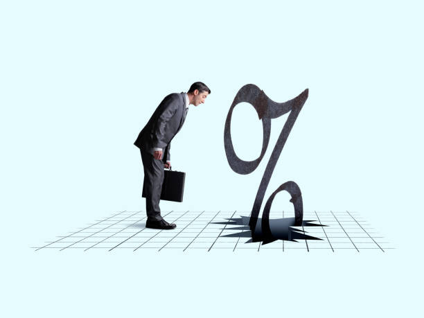 istock Businessman With Looks Down At Bond Yields Crashing 1329616992