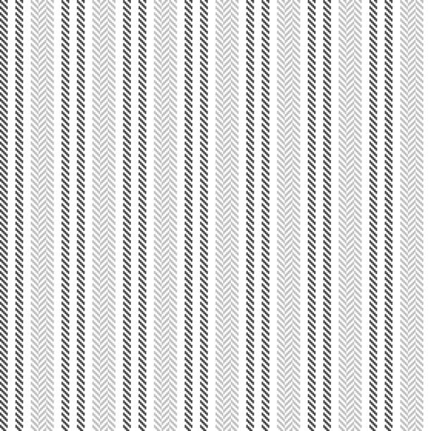Herringbone stripes pattern vector in grey and white. Seamless textured vertical lines for shirt, dress, shorts, blouse, other modern spring summer autumn winter fashion textile design. Herringbone stripes pattern vector in grey and white. Seamless textured vertical lines for shirt, dress, shorts, blouse, other modern spring summer autumn winter fashion textile design. mens fashion stock illustrations