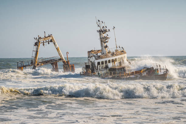 Zeila Shipwreck on the Skeleton Coast in Namibia, Africa