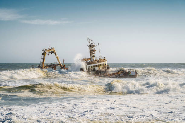 istock Zeila Shipwreck on the Skeleton Coast in Namibia, Africa 1329620755