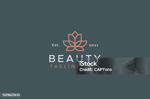 istock Floral Beauty and Spa Minimalist Logo 1329623413