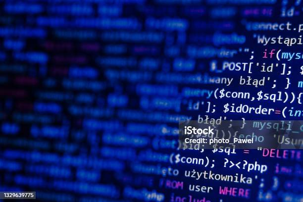 Php Language Web Programming Source Code Abstract Code Background ...