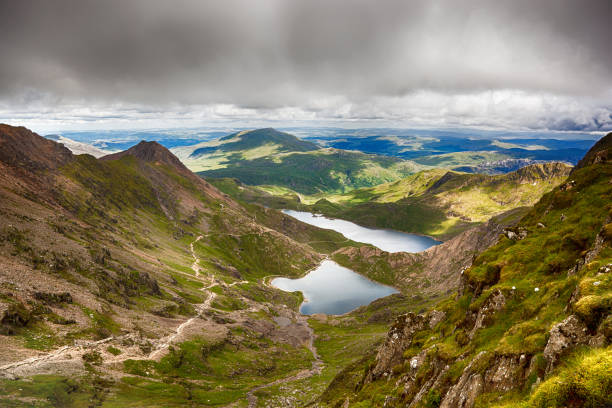 istock Stormy skies over Snowdonia 1329641316