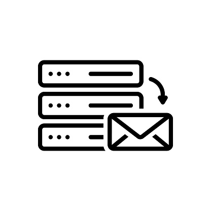 Smtpclient Icon Smtp Mail Server Stock Illustration - Download Image Now - Icon Symbol ...