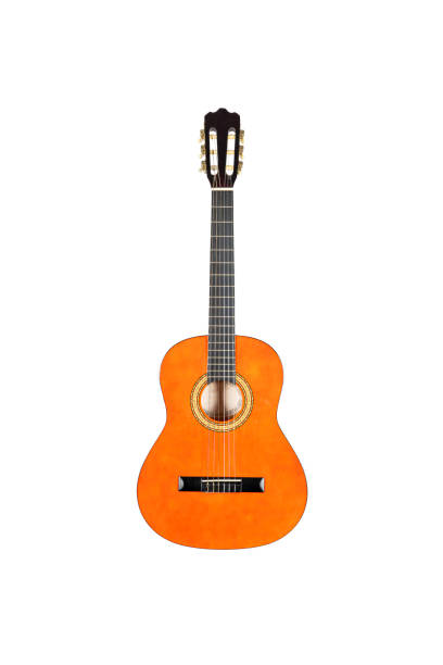 istock wooden acoustic guitar isolated over white background 1329645573