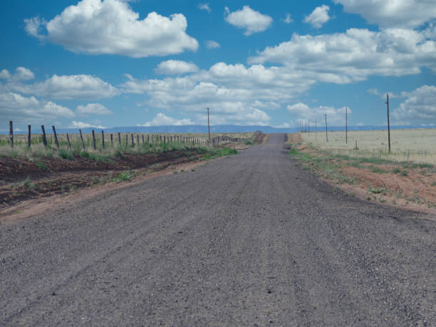 istock Unpaved granite road in New Mexico, USA. 1329650167