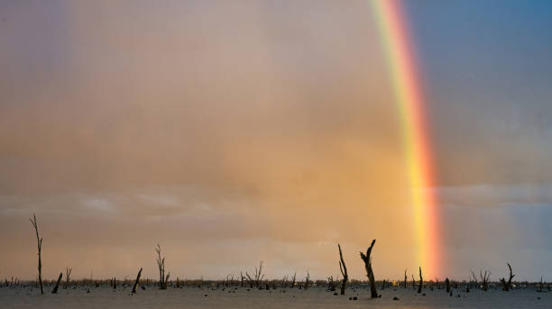 istock Rainbow Over Lake Mulwala NSW 1329654093