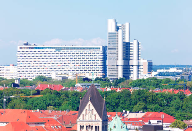 istock Architecture of modern district of Munich Bavaria 1329657142