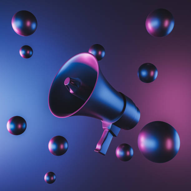 istock minimal Megaphone announcement 1329660718