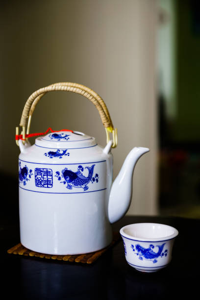 istock Chinese teapot and teacup 1329662307