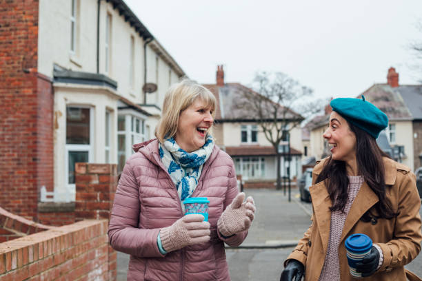 istock Mother and Daughter Catch Up 1329667058