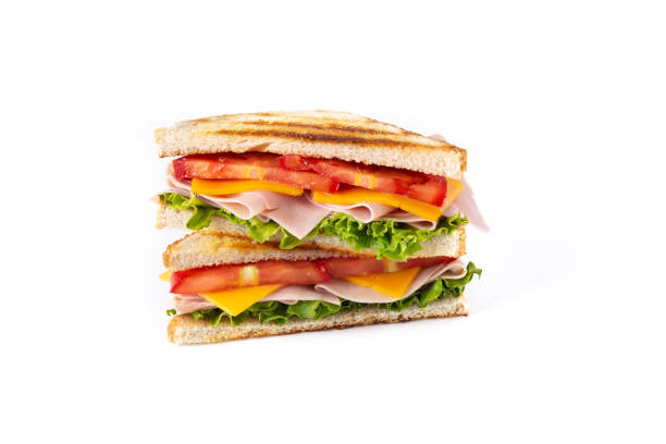 istock Sandwich with tomato,lettuce,ham and cheese 1329672549