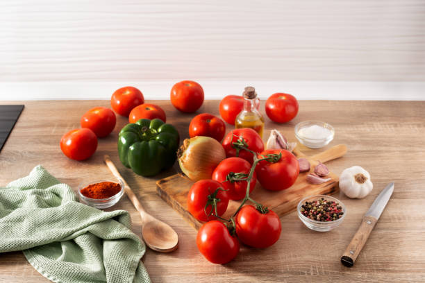 istock Ingredients to make tomato sauce 1329672788