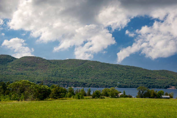 istock Summer scene at Willsboro Bay 1329673987
