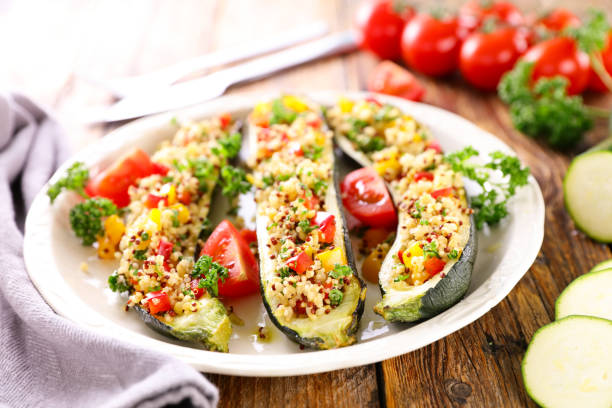 istock baked zucchini with vegetables 1329680029