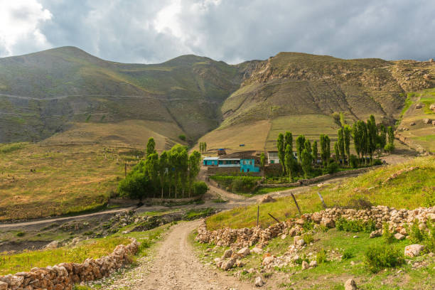 istock Ancient alpine village Khinalig in Azerbaijan 1329690090