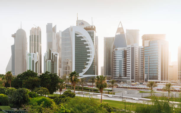 istock City Skyline and buildings - Doha, Qatar 1329697140