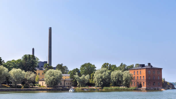 istock Historical buildings on waterfront location in Helsinki, Finland. 1329709945