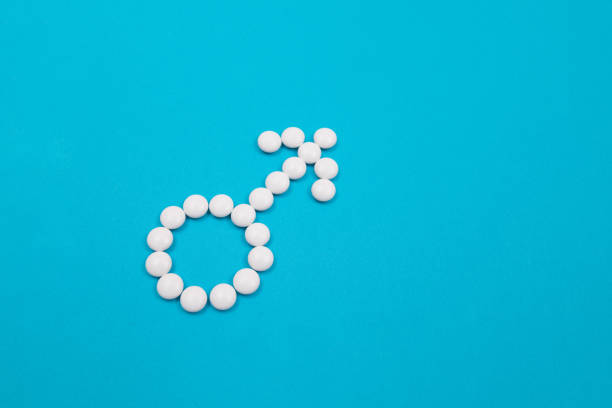 istock Male Gender Symbol Made from White Pills 1329729281