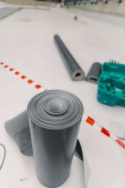 istock Synthetic PVC membranes for waterproof system 1329732933