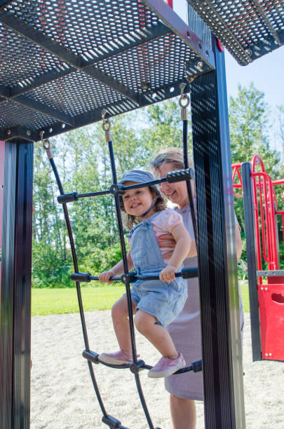 istock Little girl in playground 1329744411