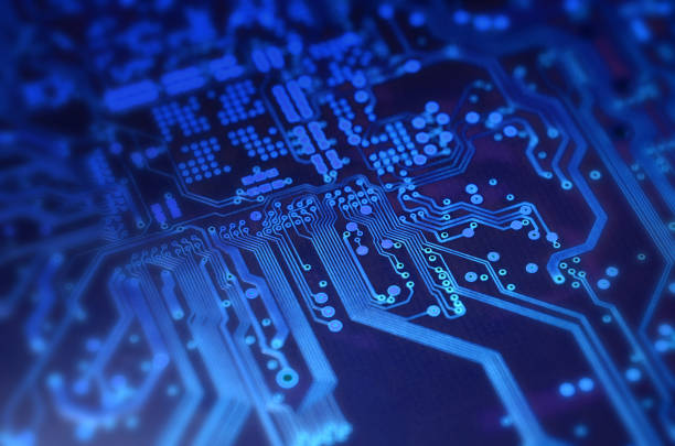 istock close-up of electronic components, electronic board. 1329745519