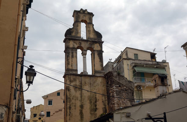 istock Old church in Corfu town 1329748503