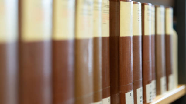istock Books on the shelf 1329749513