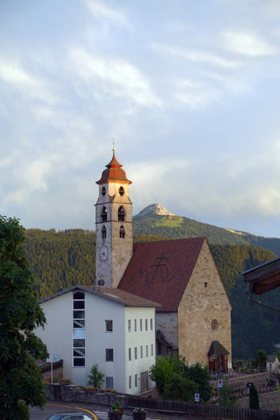 Church in Deutschnofen with Weisshorn