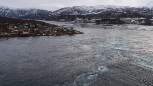 istock Saltstraumen tidal current in Norway 1329755579
