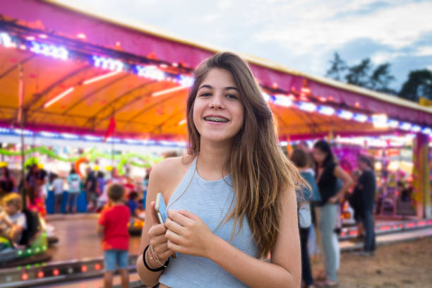 istock Girl at the fair 1329764206