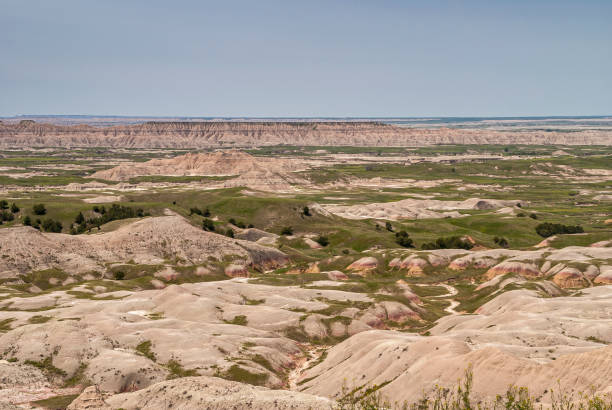 istock Overview landscape, Badlands, SD, USA 1329767455