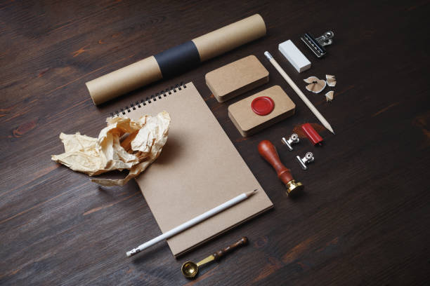istock Vintage stationery mock up 1329773024