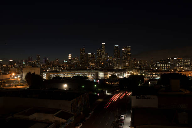 istock Downtown Los Angeles At Sunset DTLA 1329776352