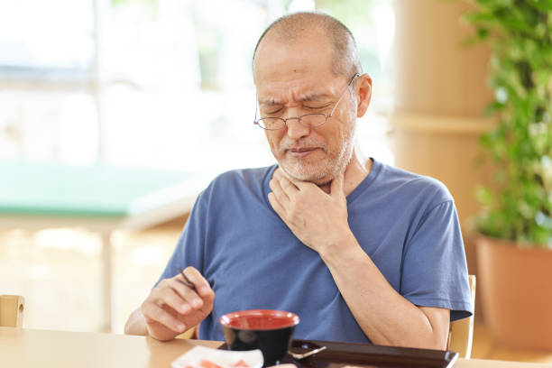 Elderly people with dysphagia Elderly people with dysphagia choking stock pictures, royalty-free photos & images