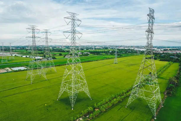Photo of Transmission towers and power lines