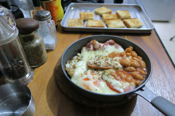 istock Pan Fried Egg with Toppings in small kitchen, Bangkok, thailand 1329794291