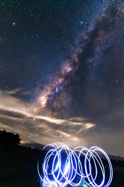istock beautiful milky way in Thailand 1329794412