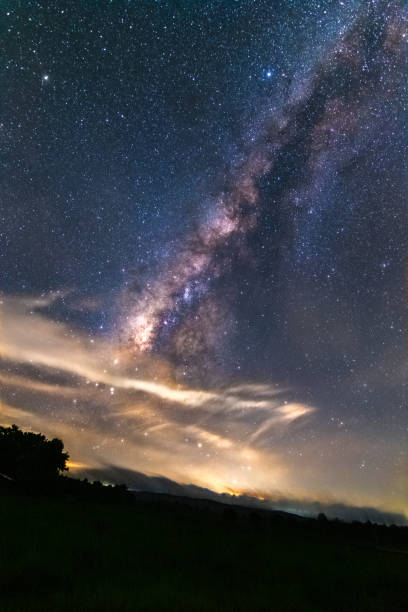 istock beautiful milky way in Thailand 1329794413