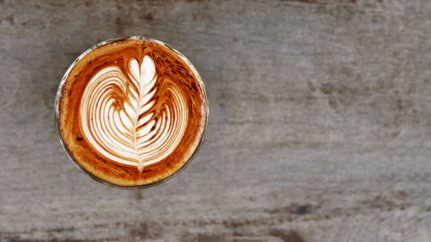 istock a cup of latte art coffee 1329801984