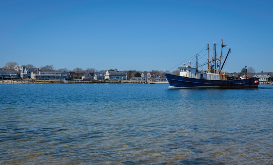 Seascape of Hyannis on Cape Cod in Massachusetts