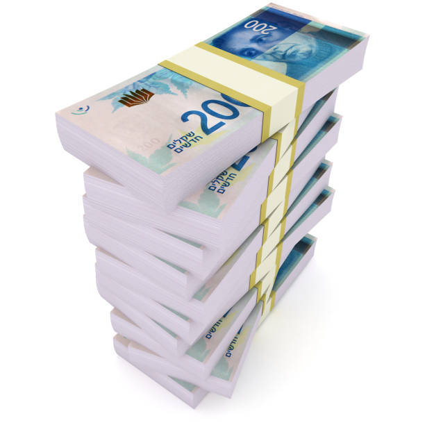 istock Israeli shekel money banknotes 1329823747
