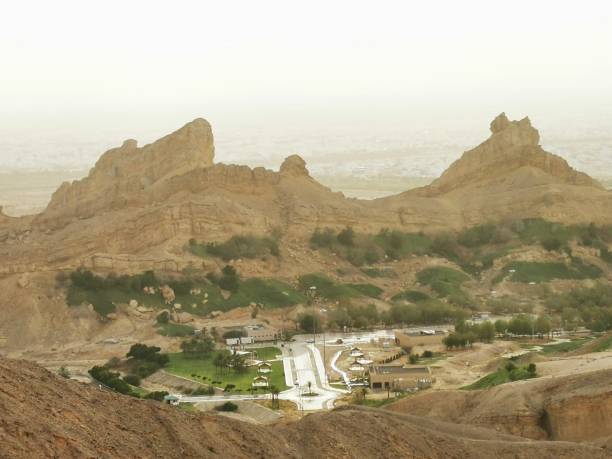 istock Green Mubazzarah Park in Al Ain, UAE. 1329823808