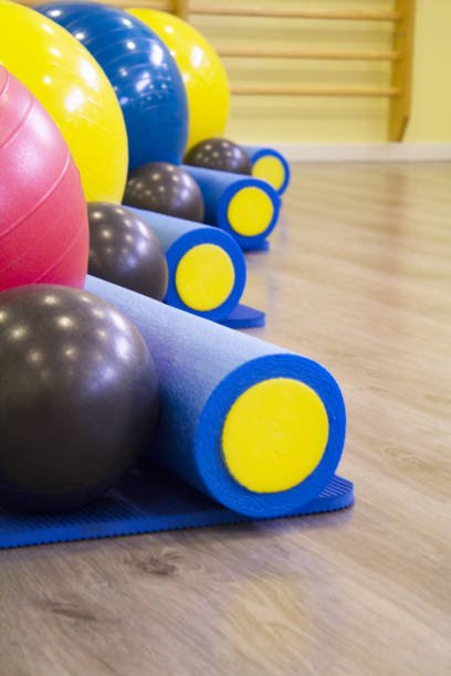 istock Equipment for gymnastics and pilates exercises 1329838408