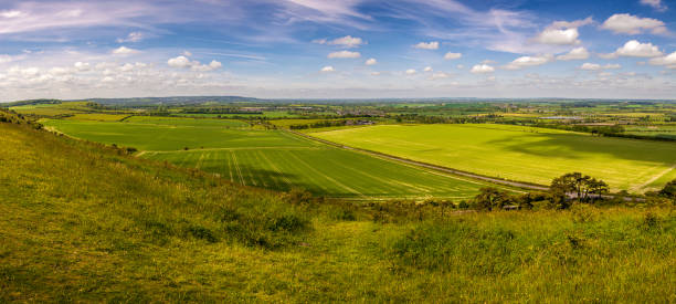 istock Lovely panoramic view seen from Ivinghoe beacon 1329841713