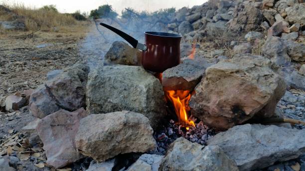 istock Camping and bonfire in summer, Israel 1329843757